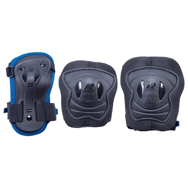 K2 KATO RAIDER PRO PAD SET RAIDER PRO PAD SET I2004005011 BLUE INLINE SKATE JUNIOR PROTECTOR SET