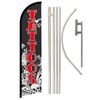 Tattoos Full Curve Windless Swooper Flag Pole Kit Tattoo Shop