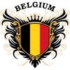 CafePress Belgium Oval Car Bumper Sticker
