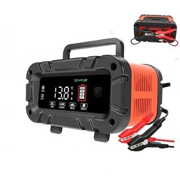 Lifepo4 Battery Charger 20A 12V / 24V, Lead Acid Car Battery Charger &