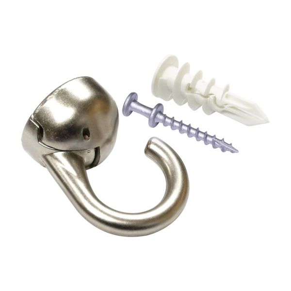Hangman Small Silver Metal 2 in. L Ceiling Hook 20 lb 1 pk