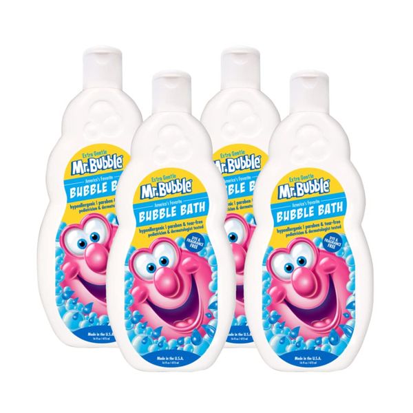 Mr Bubble Bubble Bath Extra Gentle (Pack of 4)