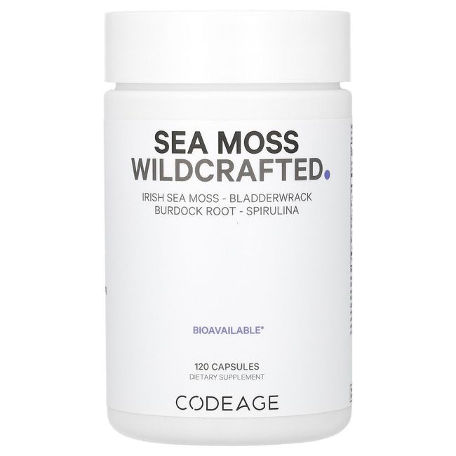 Sea Moss, Wildcrafted, 120 Capsules