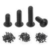 Rrina 150Pcs M2x4/6/8 Thread Button Head Hex Socket Cap Screw Bolt