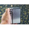 Piioket Automatic Ejection Cigarette Dispenser Case Box with Lighter Case Holder, Aluminium Case, Focus - Silver