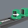 Wera 05005460001 Socket Rail C 4 Zyklop Socket Set, 1/2" Drive, 9 Pcs