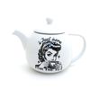 Spill the Tea round teapot, small teapot, funny tea gift for tea drinker