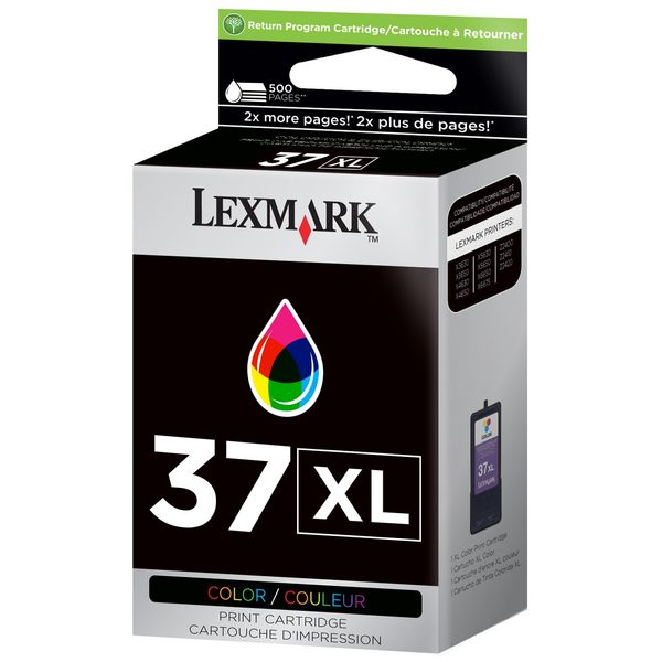 Lexmark Z2420, X3650, X4630, X4650, X5650, X6650, X6675 - #37XL Color Ink Cartridge