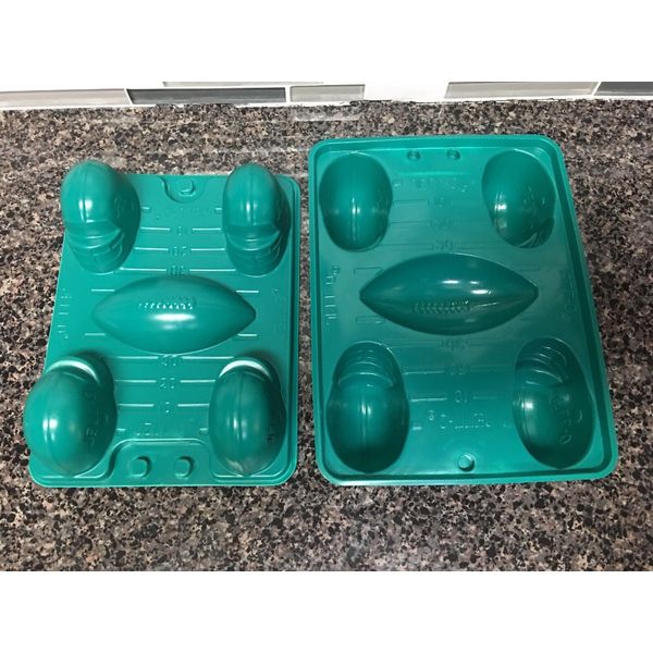 2 Jello Jigglers Football Helmets Molds superbowl party Game Day Jello Shots NFL