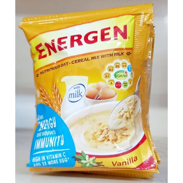 Energen Nutritious Oat - Cereal Mix Vanilla Flavor Pack of 2 (20 sachet x 40g)