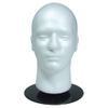 Male MANNEQUIN head with holder base display wig hat glasses