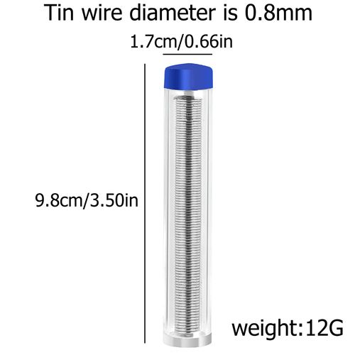3 Pack Portable Solder Wire Tube Lead Free Rosin Core Solder Waterproof Solder Wire Connectors Tin Lead Rosin Core Flux Iron Welding Tool for Electrical Soldering