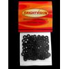 100 BLACK 2-56 Hex-Drive Button-Head 3/16" Screws +100 BLACK Washers For Customs