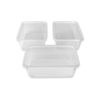 wecansourceitltd Meal Prep portion control containers with lids - Rectangular | Microwaveable | Freezer-proof (650ml) (50)