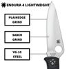 Spyderco Endura 4 Folding Plain Edge FRN Knife