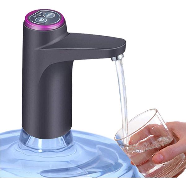 Usb Rechargeable Water Bottle Pump Automatic For 2 To 5 Gallon Bottles
