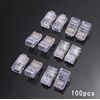 Cable Tester+Crimp Crimper+100 RJ45 CAT5 5e CAT6 Connector Plug Network Tool Kit