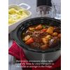 Elite Gourmet 3 Quart Slow Cooker with Low High Settings Cool Touch Handles