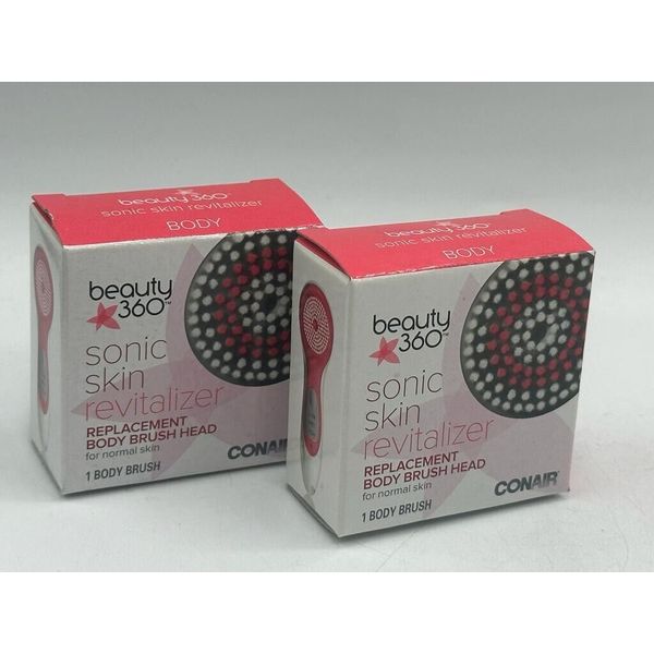 Conair Beauty 360 Skin Revitalizer Replacement Face Body Brush Heads - (2-Pack)