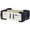 ATEN CS82U 2 Port PS2/USB Desktop KVM Switch with 2x Custom KVM Cable Sets - Metal