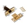 Roller Cupboard Door Catch Adjustable Sprung Latch EB Brass Plated