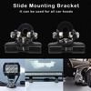 Light Bar Bonnet Bracket, 2 Pack LED Light Bar Base Mounting Bracket Ditch Light Brackets Adjustable LED Work Light Bar Mounting Bracket Clamp
