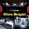14pc Super White Car Interior LED Light Bulb Kit for 1991-1992 Dodge Shadow