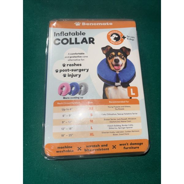 Inflatable Dog Collar Post Surgery Or Rash Size Medium
