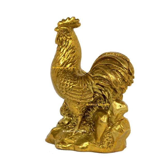 Chinese Zodiac Rooster Figurine Ornaments Lucky Charm Feng Shui Chicken Fengshui Chicken Tackle Copper (Brass)