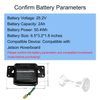 CWUU 25.2V 2Ah Hoverboard Battery Compatible with Jetson Rechargeable Self-Balancing Hoverboards Replacement Lithium Pack Dimension: 6.5x3.2x1.8inches