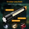 90000lm Mini Pocket COB LED Flashlight USB Rechargeable Torch Light Lamp Hiking