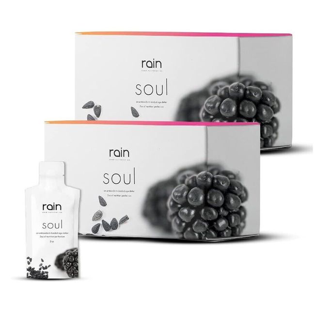 RAIN Soul-Antioxidant Powerful Superfoods Body Booster &Anti Aging-30Gel(2-PACK)