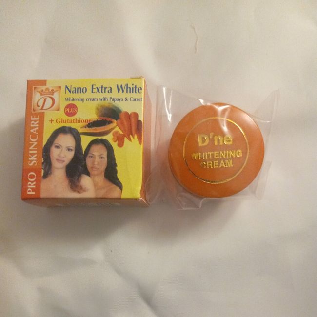 NANO EXTRA WHITE NATURAL PAPAYA and CARROT Glutathione FACE CREAM 15g original