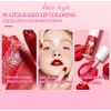Lip Stain Tint Set, Mini Liquid Lipstick Long Lasting Lip Gloss 2 in 1 Lip and Cheek Tint Stain Hydrating & Moisturizing Waterproof Lip Stain Lip Tint Set for Women (06 Peach)
