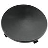 Deltech Manufacturing 4" Round Light Pole Top Cap- Black Plastic