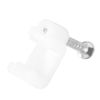 sourcing map Flat Cable Clip Nail Coaxial Tacks Wire Clips 6mm White 200pcs