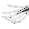 New Pair of Creative Zombie Skeleton Hand Bone White Claw Clip Pin Grip Hairpin