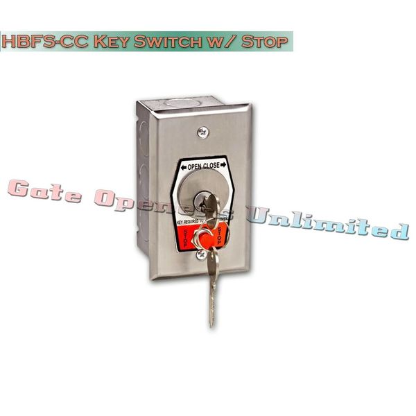 MMTC - HBFS-CC Interior Open-Close Cylinder Key Switch Flush Mount Gang Box