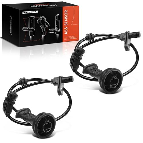 A-Premium ABS Wheel Speed Sensor Compatible with Mercedes-Benz Models - B200 2006 2007 2008 2009 2010 2011 - Rear Driver and Passenger, (2-PC Set), Replace# 1695401217, 1695400817
