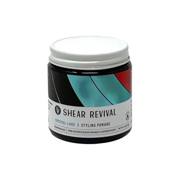 Shear Revival Crystal Lake Cream Pomade | Men's Hair Styling Medium Hold | Natur