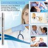 Goniometer Physical Therapy Complete Set W/Bonus Reflex Hammer Including 12,8,6