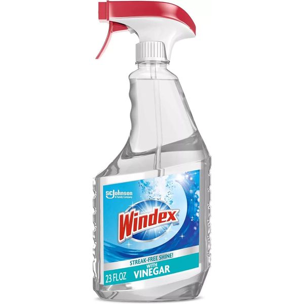 Windex with Vinegar Glass Cleaner Spray Bottle, 23 fl oz.