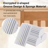Jeymei 4-Pack Damp Clean Duster Sponge, Sponge Cleaning Brush, Duster for Cle...