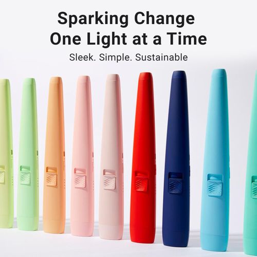 Electric Candle Lighter - USB Lighter with Flashlight & Rechargeable Battery - Long Lighter for Candles, Gifts, Camping, BBQs, & Parties - The Motli Light Plasma Lighter by The USB Lighter Company