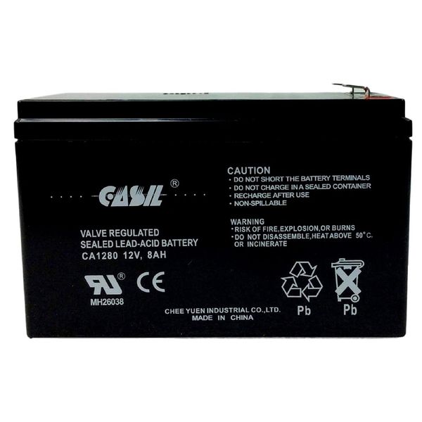 Goldtop GT12080-HG 12v 8ah Battery for Fios F2 by Casil CA1280
