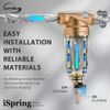 Reusable Sediment Water Filter Spin down Sand Separator 1 in. MNPT 3/4 inch FNPT