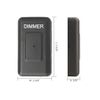 Facon 12V Single Touch Dimmer Switch ON/OFF for LED Lights Up to 60 Watts