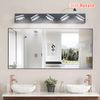 5 Lights 32'' Black Vanity Light LED Dimmable For Bathroom Mirror Wall Fixture