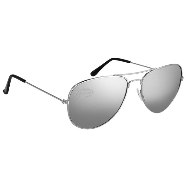 Komonee Pilot Style Mirrored Sunglasses Designer Unisex Mens UV400 Classic Shades Great For Cycling Golf Fishing Sports