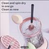 2-in-1 Electric Makeup Brush Cleaner - Pink